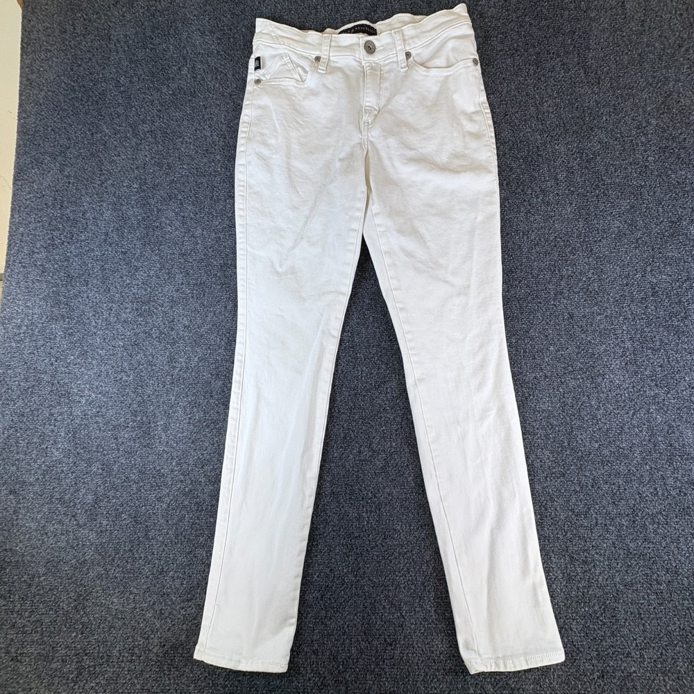Rock‎ & Republic Berlin Skinny Jeans Womens 28x30 White Denim Cotton Stretch